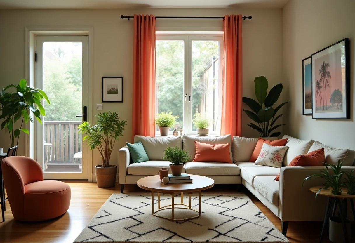 Interior de townhouse espacioso